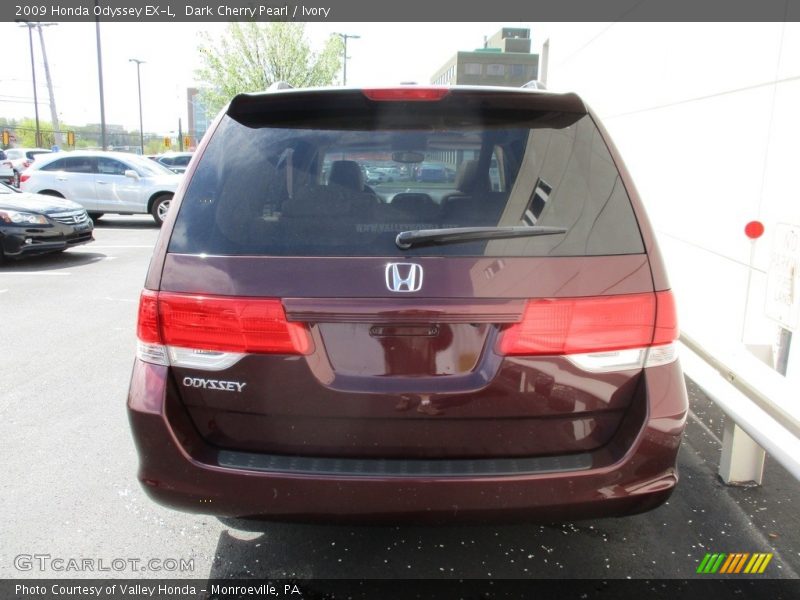 Dark Cherry Pearl / Ivory 2009 Honda Odyssey EX-L