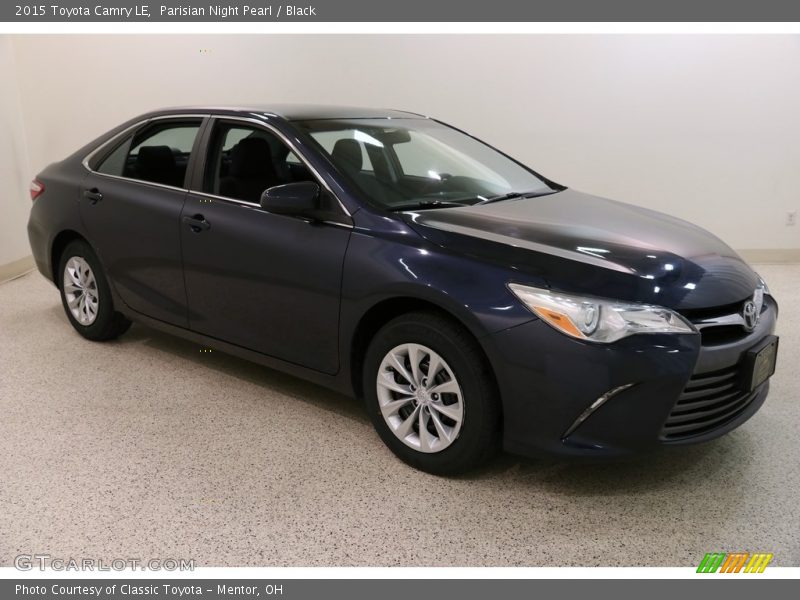 Parisian Night Pearl / Black 2015 Toyota Camry LE