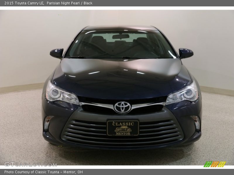 Parisian Night Pearl / Black 2015 Toyota Camry LE