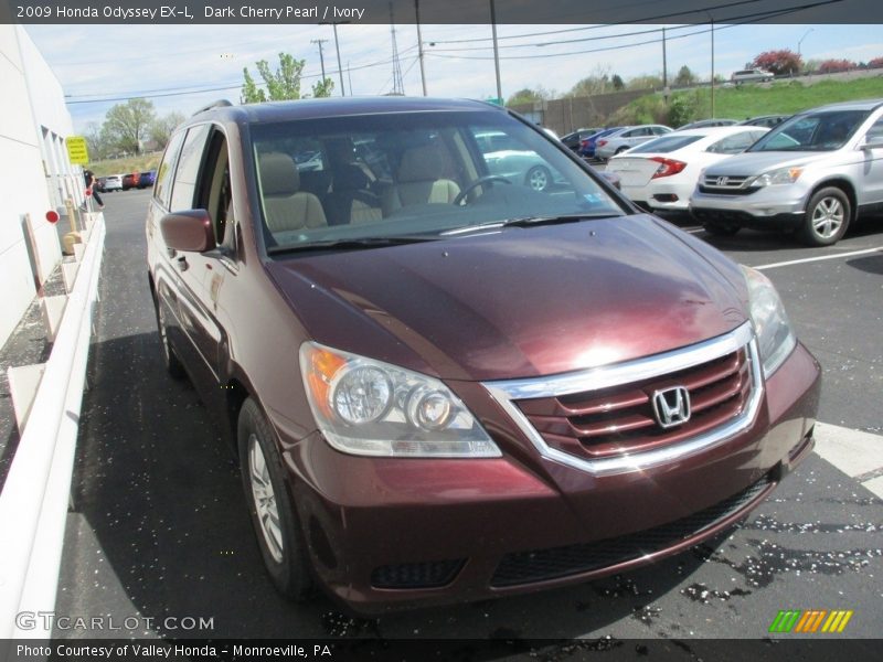 Dark Cherry Pearl / Ivory 2009 Honda Odyssey EX-L