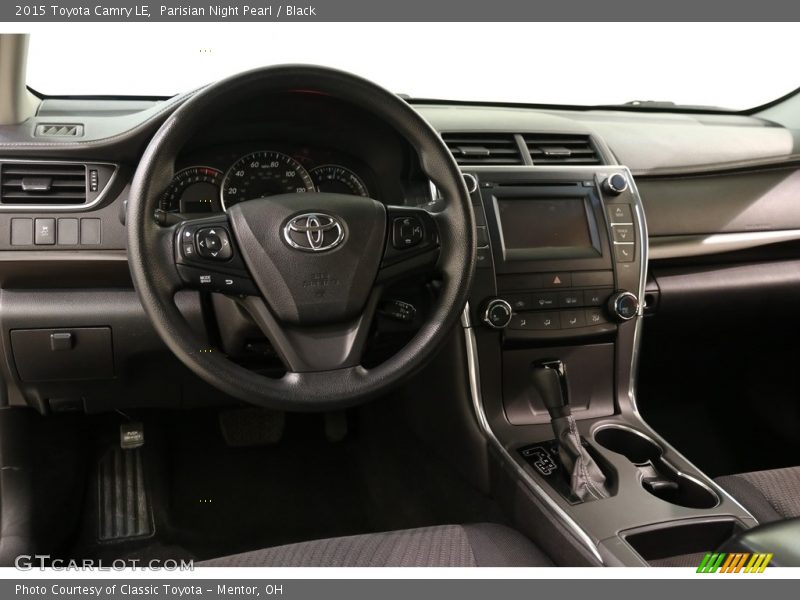 Parisian Night Pearl / Black 2015 Toyota Camry LE