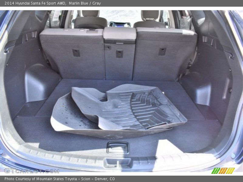 Marlin Blue / Gray 2014 Hyundai Santa Fe Sport AWD