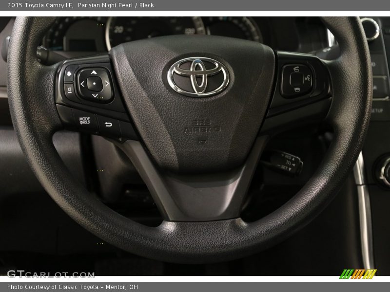 Parisian Night Pearl / Black 2015 Toyota Camry LE