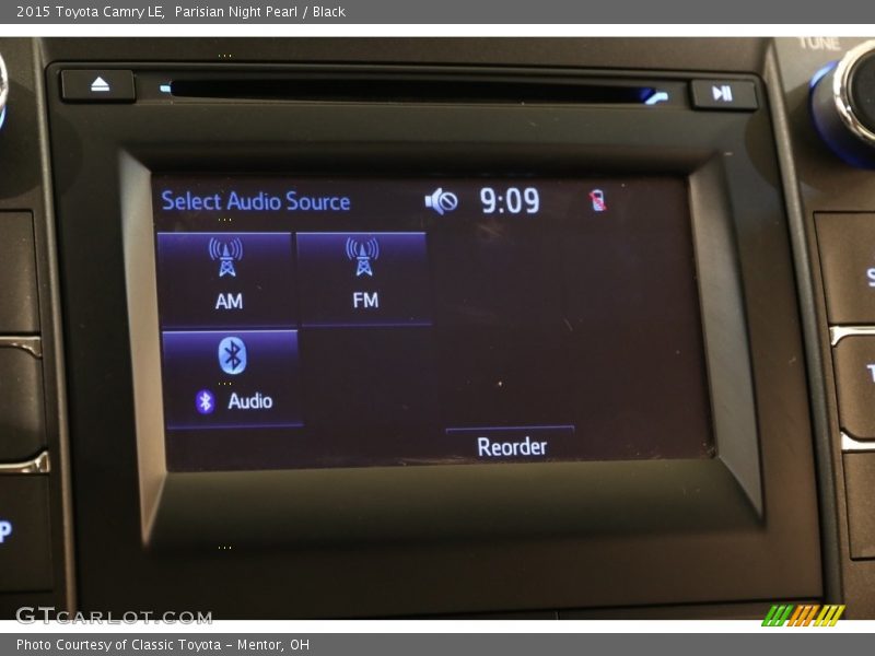 Parisian Night Pearl / Black 2015 Toyota Camry LE