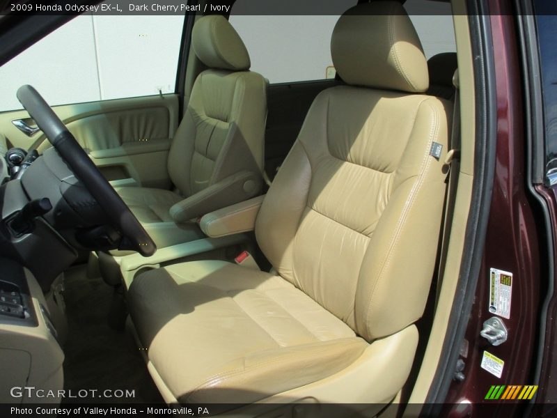 Dark Cherry Pearl / Ivory 2009 Honda Odyssey EX-L