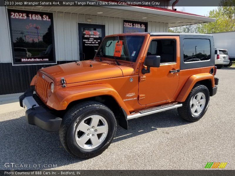 Mango Tango Pearl / Dark Slate Gray/Medium Slate Gray 2010 Jeep Wrangler Sahara 4x4
