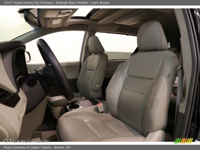 Midnight Black Metallic / Dark Bisque 2016 Toyota Sienna XLE Premium