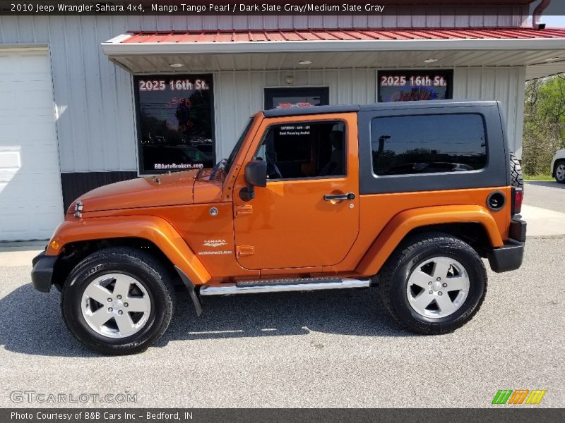 Mango Tango Pearl / Dark Slate Gray/Medium Slate Gray 2010 Jeep Wrangler Sahara 4x4