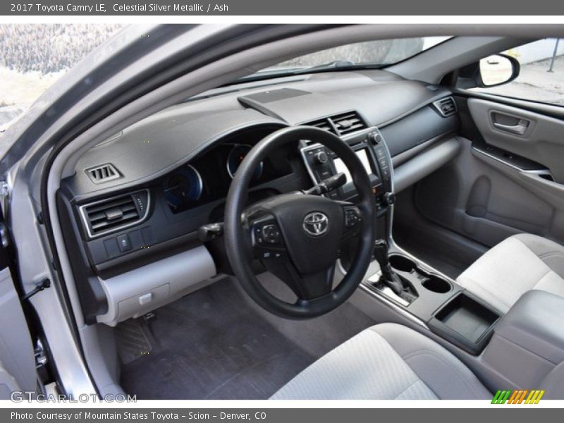 Celestial Silver Metallic / Ash 2017 Toyota Camry LE