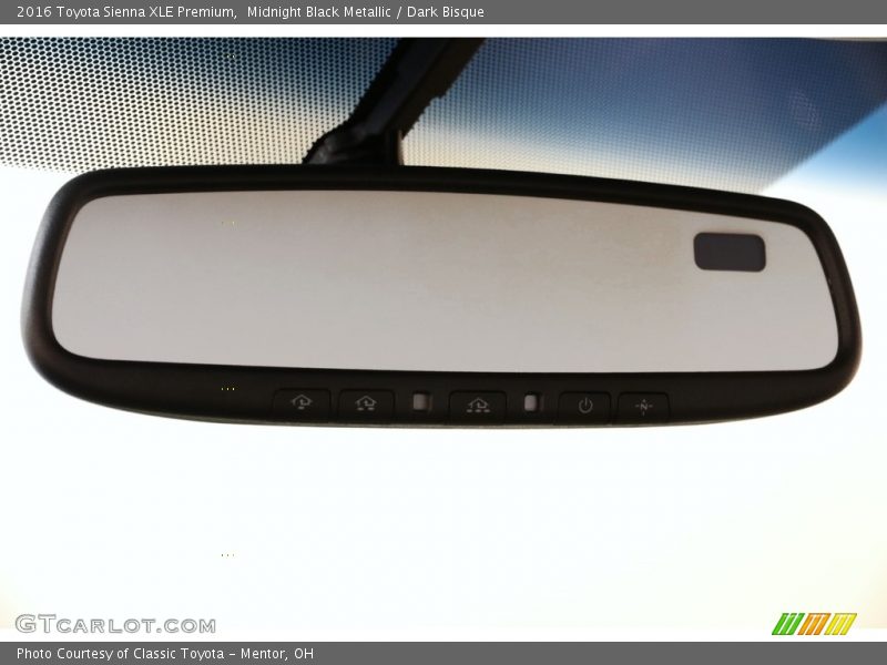 Midnight Black Metallic / Dark Bisque 2016 Toyota Sienna XLE Premium