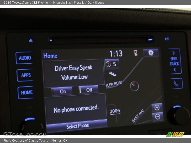 Midnight Black Metallic / Dark Bisque 2016 Toyota Sienna XLE Premium