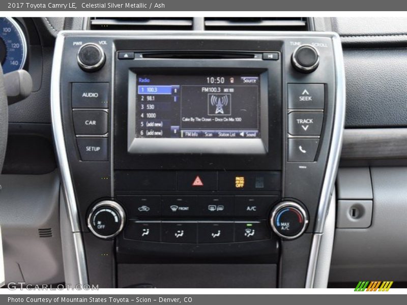 Celestial Silver Metallic / Ash 2017 Toyota Camry LE