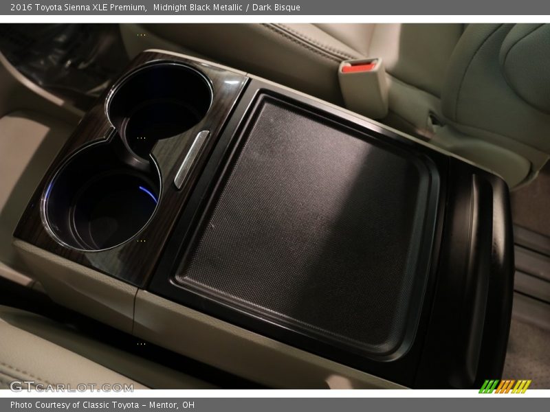 Midnight Black Metallic / Dark Bisque 2016 Toyota Sienna XLE Premium