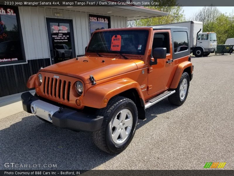 Mango Tango Pearl / Dark Slate Gray/Medium Slate Gray 2010 Jeep Wrangler Sahara 4x4