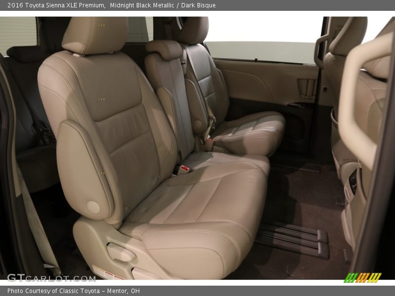 Midnight Black Metallic / Dark Bisque 2016 Toyota Sienna XLE Premium
