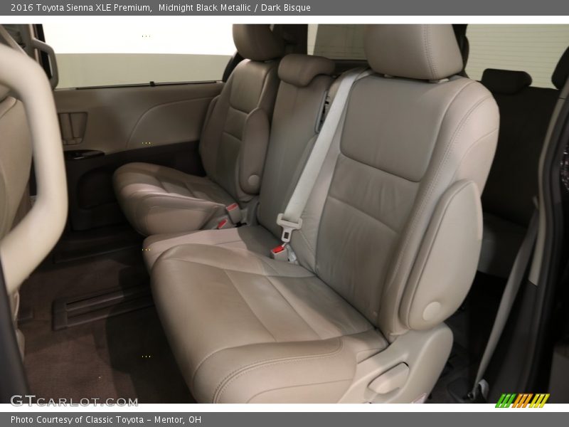 Midnight Black Metallic / Dark Bisque 2016 Toyota Sienna XLE Premium