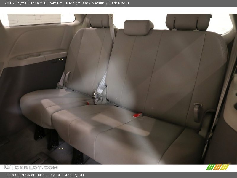 Midnight Black Metallic / Dark Bisque 2016 Toyota Sienna XLE Premium