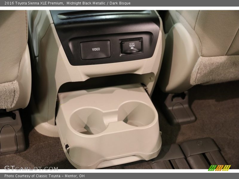 Midnight Black Metallic / Dark Bisque 2016 Toyota Sienna XLE Premium