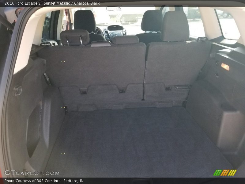 Sunset Metallic / Charcoal Black 2016 Ford Escape S