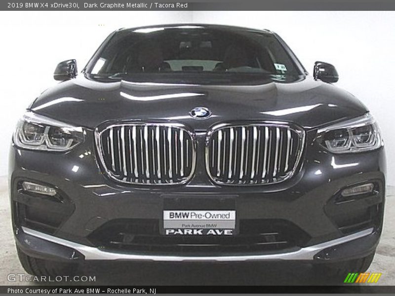 Dark Graphite Metallic / Tacora Red 2019 BMW X4 xDrive30i