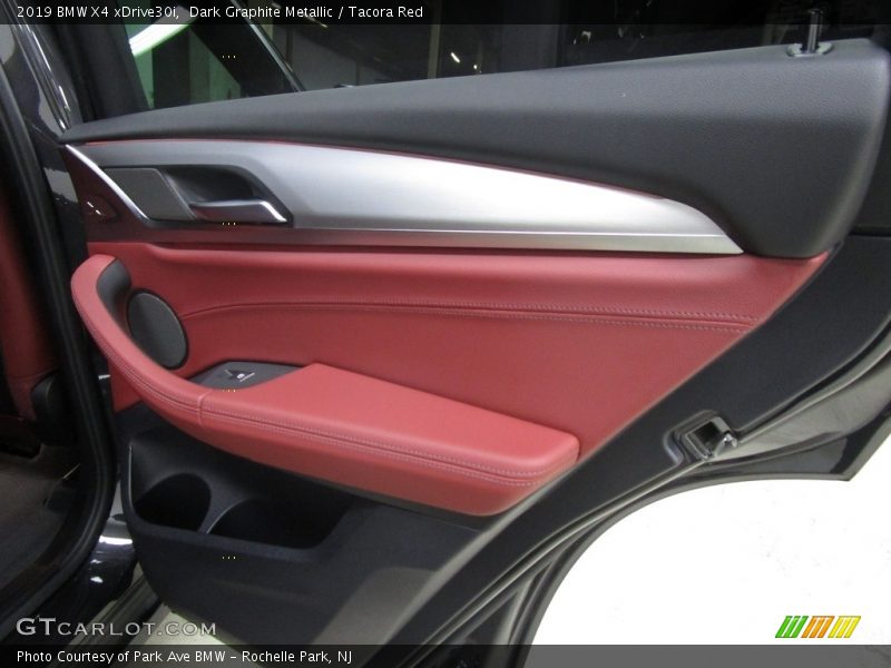 Dark Graphite Metallic / Tacora Red 2019 BMW X4 xDrive30i