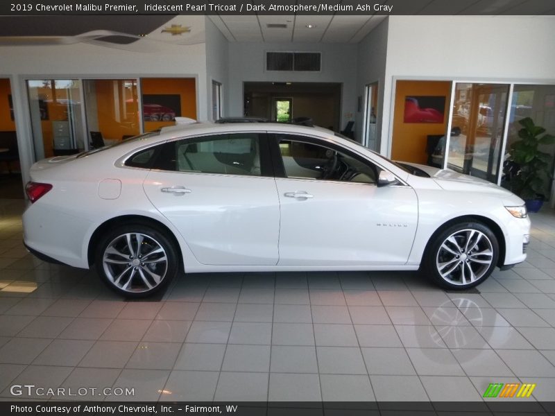 Iridescent Pearl Tricoat / Dark Atmosphere/Medium Ash Gray 2019 Chevrolet Malibu Premier
