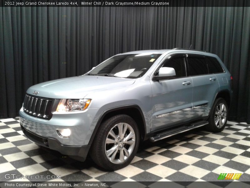 Winter Chill / Dark Graystone/Medium Graystone 2012 Jeep Grand Cherokee Laredo 4x4