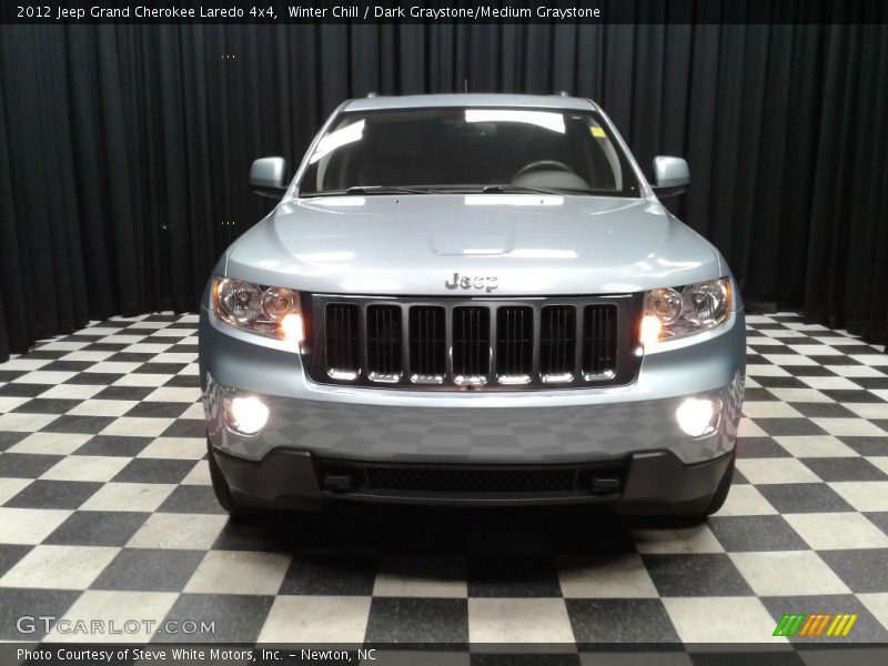 Winter Chill / Dark Graystone/Medium Graystone 2012 Jeep Grand Cherokee Laredo 4x4