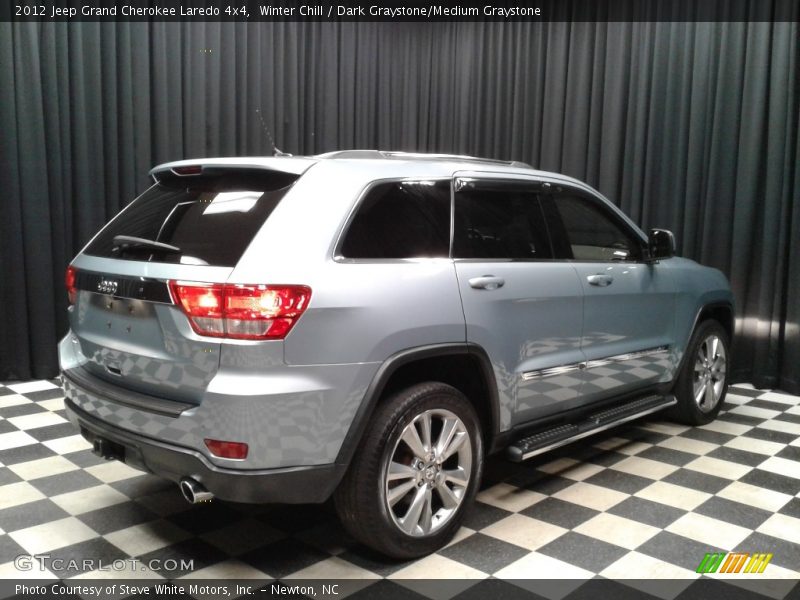 Winter Chill / Dark Graystone/Medium Graystone 2012 Jeep Grand Cherokee Laredo 4x4