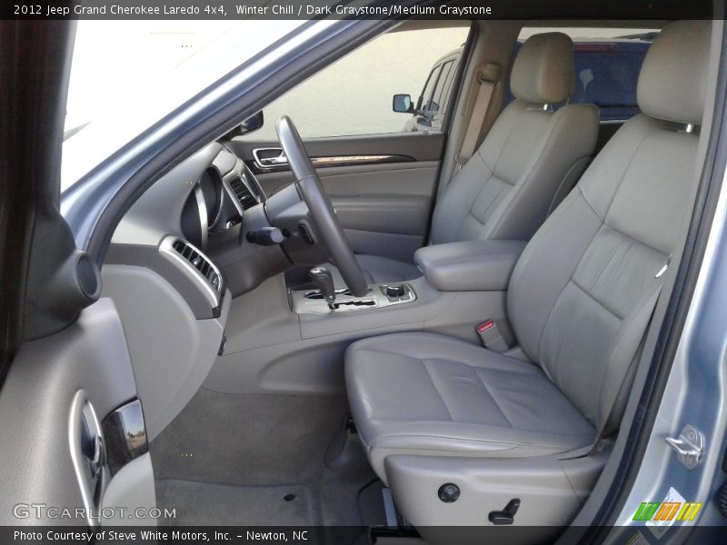 Winter Chill / Dark Graystone/Medium Graystone 2012 Jeep Grand Cherokee Laredo 4x4