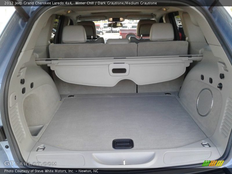Winter Chill / Dark Graystone/Medium Graystone 2012 Jeep Grand Cherokee Laredo 4x4