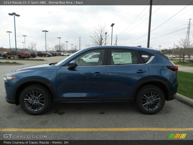 Eternal Blue Mica / Black 2019 Mazda CX-5 Sport AWD