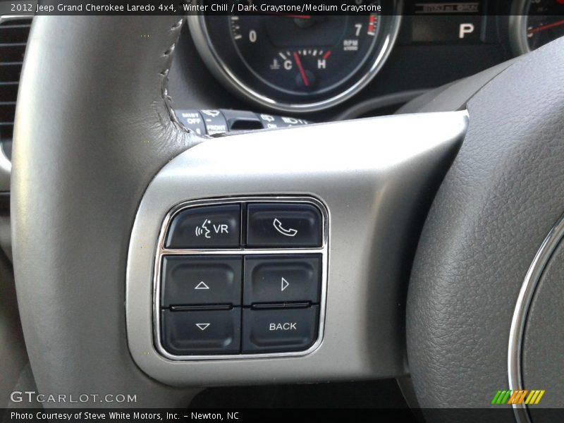 Winter Chill / Dark Graystone/Medium Graystone 2012 Jeep Grand Cherokee Laredo 4x4