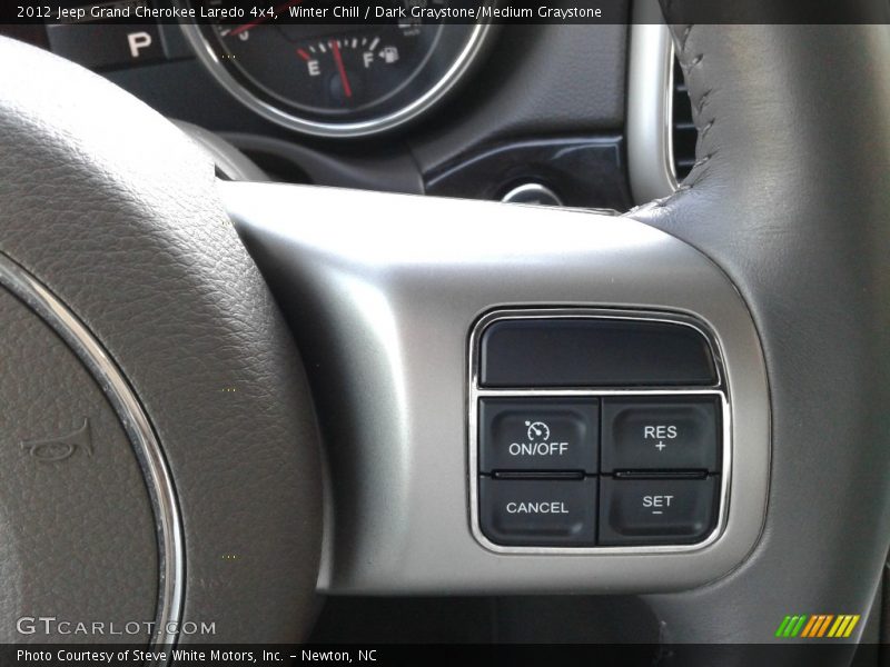 Winter Chill / Dark Graystone/Medium Graystone 2012 Jeep Grand Cherokee Laredo 4x4