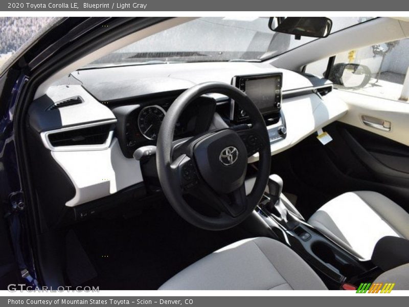 Blueprint / Light Gray 2020 Toyota Corolla LE