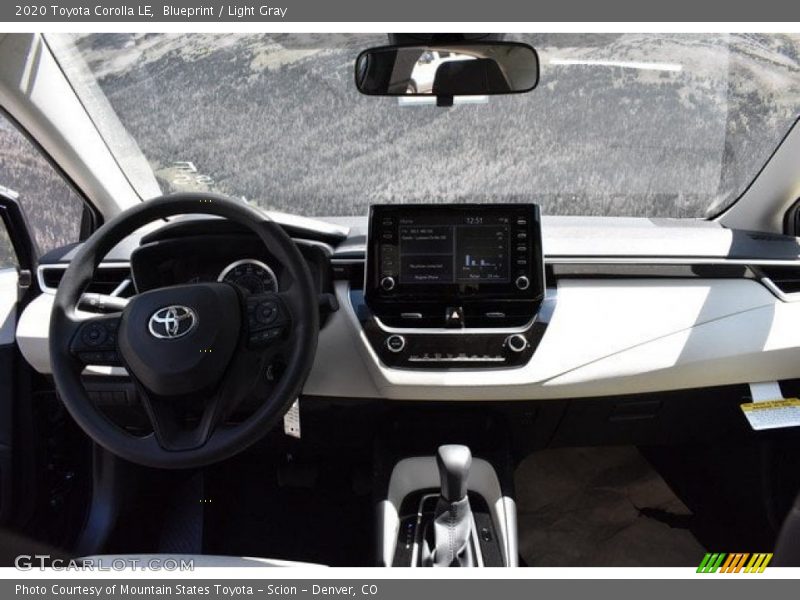 Blueprint / Light Gray 2020 Toyota Corolla LE