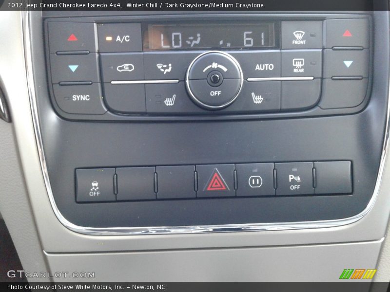 Winter Chill / Dark Graystone/Medium Graystone 2012 Jeep Grand Cherokee Laredo 4x4