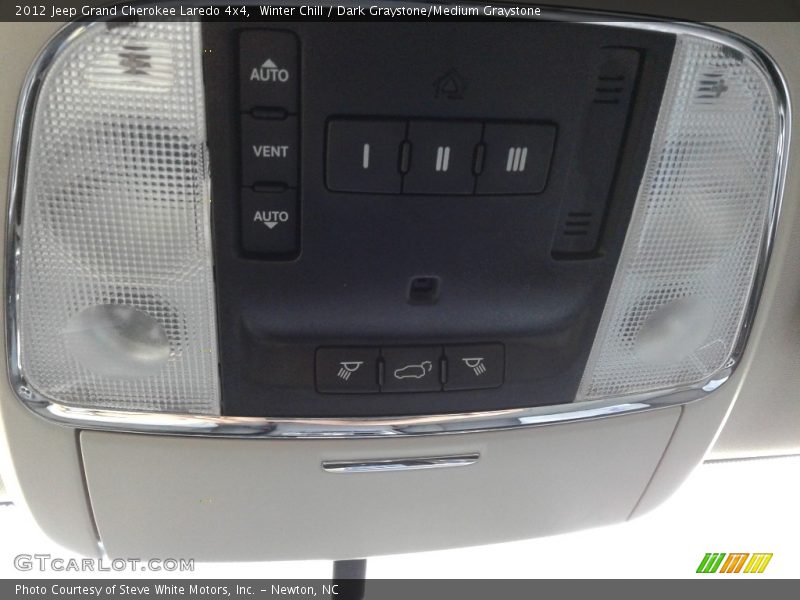 Winter Chill / Dark Graystone/Medium Graystone 2012 Jeep Grand Cherokee Laredo 4x4