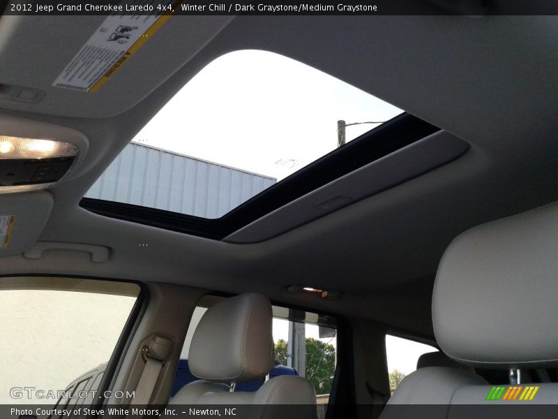 Winter Chill / Dark Graystone/Medium Graystone 2012 Jeep Grand Cherokee Laredo 4x4