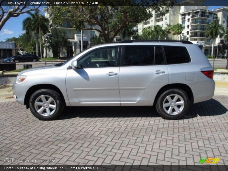 Classic Silver Metallic / Ash 2009 Toyota Highlander V6