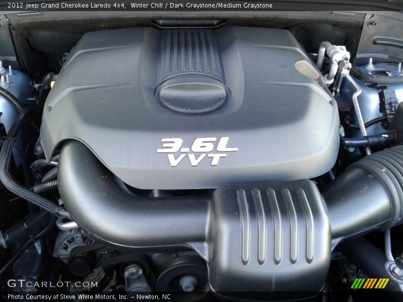 Winter Chill / Dark Graystone/Medium Graystone 2012 Jeep Grand Cherokee Laredo 4x4
