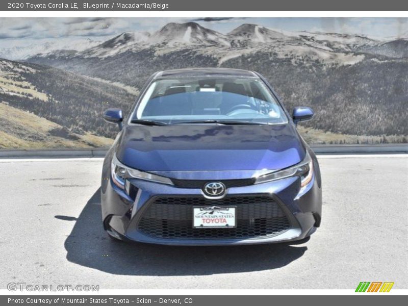 Blueprint / Macadamia/Beige 2020 Toyota Corolla LE