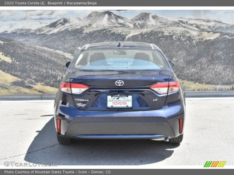 Blueprint / Macadamia/Beige 2020 Toyota Corolla LE