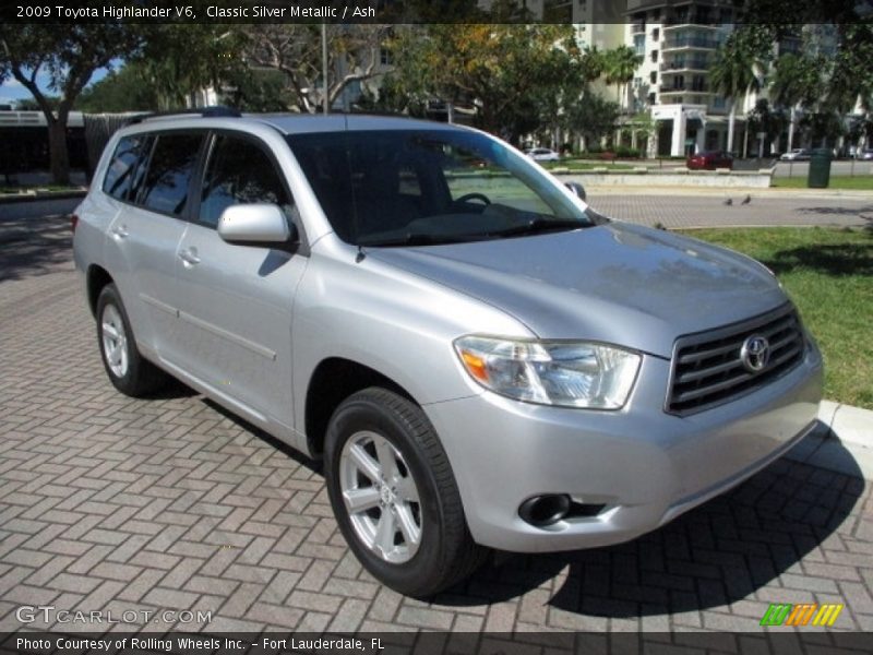 Classic Silver Metallic / Ash 2009 Toyota Highlander V6