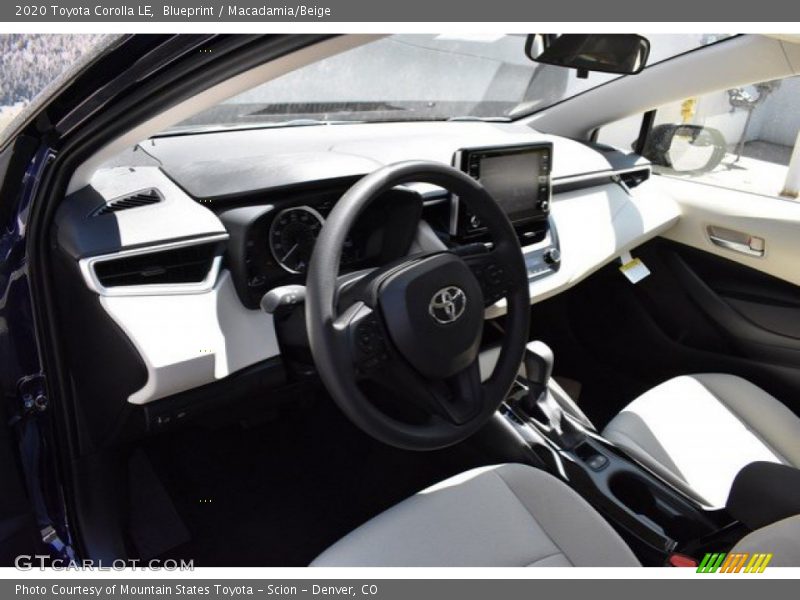 Blueprint / Macadamia/Beige 2020 Toyota Corolla LE