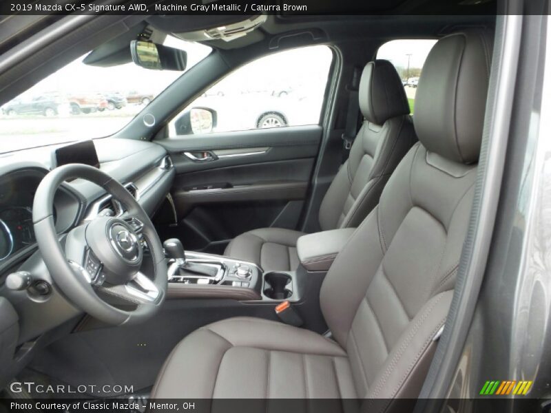  2019 CX-5 Signature AWD Caturra Brown Interior