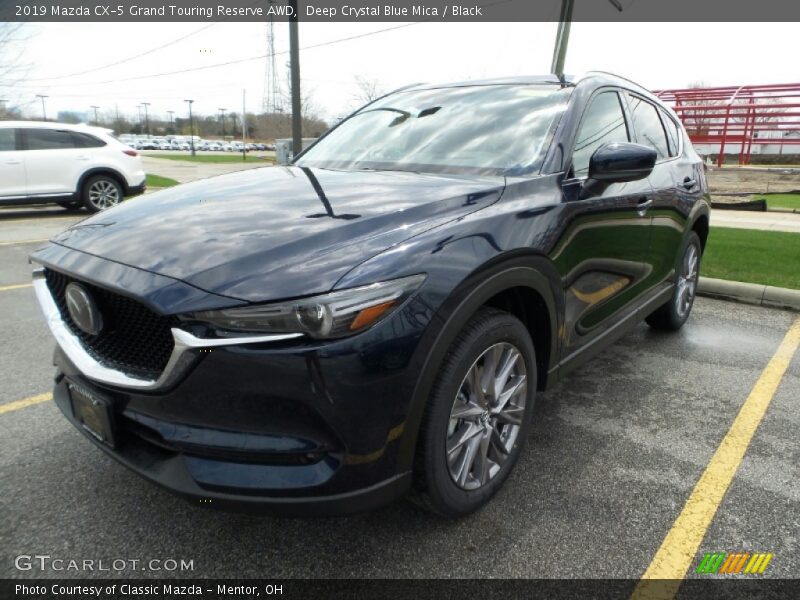 Deep Crystal Blue Mica / Black 2019 Mazda CX-5 Grand Touring Reserve AWD