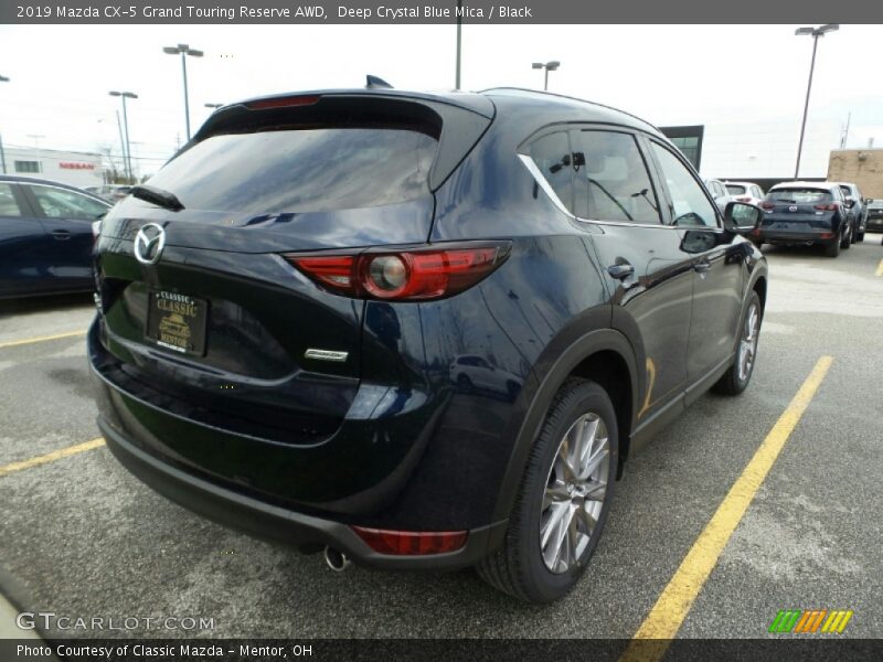 Deep Crystal Blue Mica / Black 2019 Mazda CX-5 Grand Touring Reserve AWD