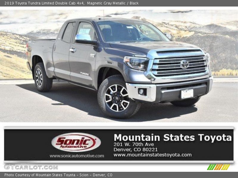 Magnetic Gray Metallic / Black 2019 Toyota Tundra Limited Double Cab 4x4