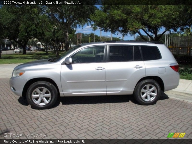 Classic Silver Metallic / Ash 2009 Toyota Highlander V6